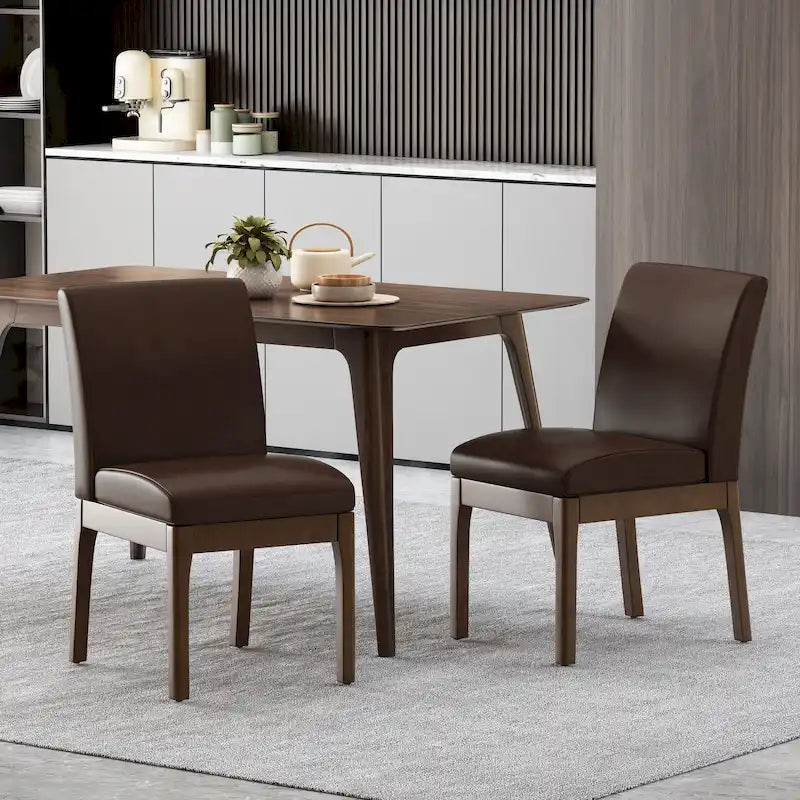 Sedie da Pranzo Imbottite Set da 2, Sedie Laterali Moderne da Cucina