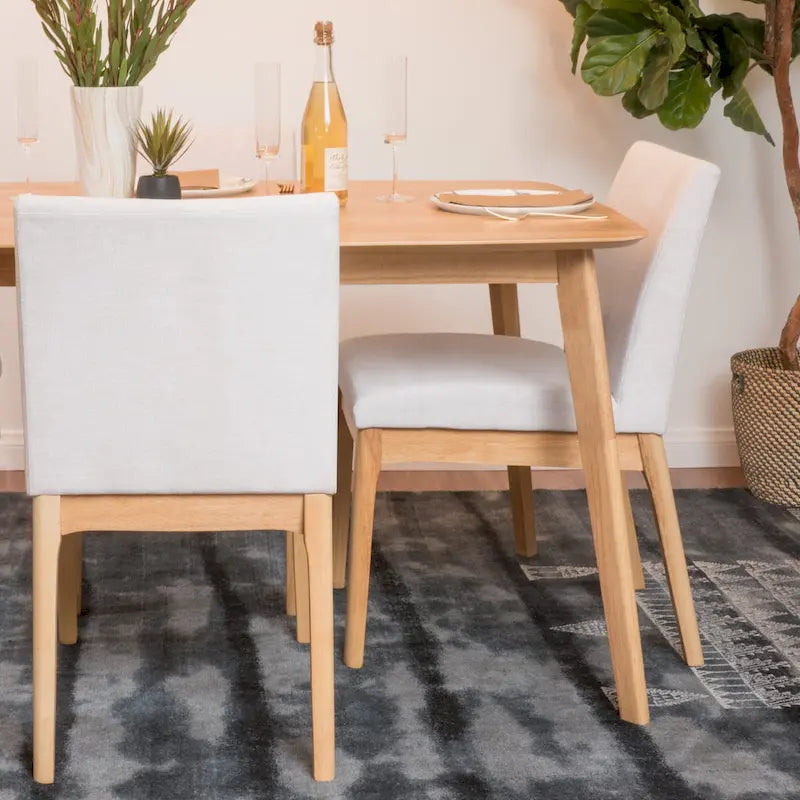 Sedie da Pranzo Imbottite Set da 2, Sedie Laterali Moderne da Cucina