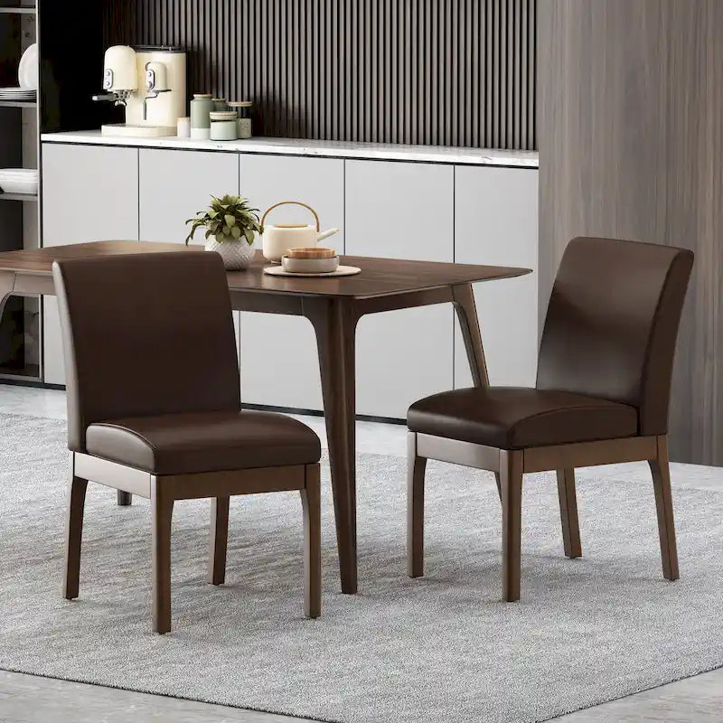 Sedie da Pranzo Imbottite Set da 2, Sedie Laterali Moderne da Cucina