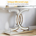 Consolle, Tavolo da ingresso con gambe geometriche, Tavolo da divano - 11,81P x 39,37L x 31,49A