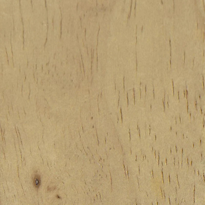 Sedia accento moderna con struttura in legno, tessuto bouclé crema e sedile a molle sinuose