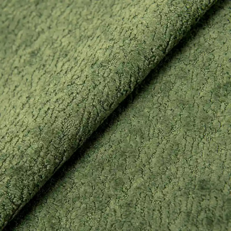 Poggiapiedi Pouf Tondo 38 cm a Forma di Fungo in Finto Sherpa, Tessuto Bouclé