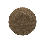 Tavolino Cesto Contenitore in Vimini Intrecciato a Mano a Forma di Barile, 43 cm (L) x 43 cm (P) x 48 cm (A)