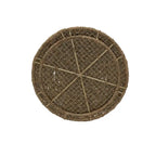 Tavolino Cesto Contenitore in Vimini Intrecciato a Mano a Forma di Barile, 43 cm (L) x 43 cm (P) x 48 cm (A)