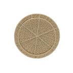 Tavolino Cesto Contenitore in Vimini Intrecciato a Mano a Forma di Barile, 43 cm (L) x 43 cm (P) x 48 cm (A)