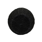 Tavolino Cesto Contenitore in Vimini Intrecciato a Mano a Forma di Barile, 43 cm (L) x 43 cm (P) x 48 cm (A)