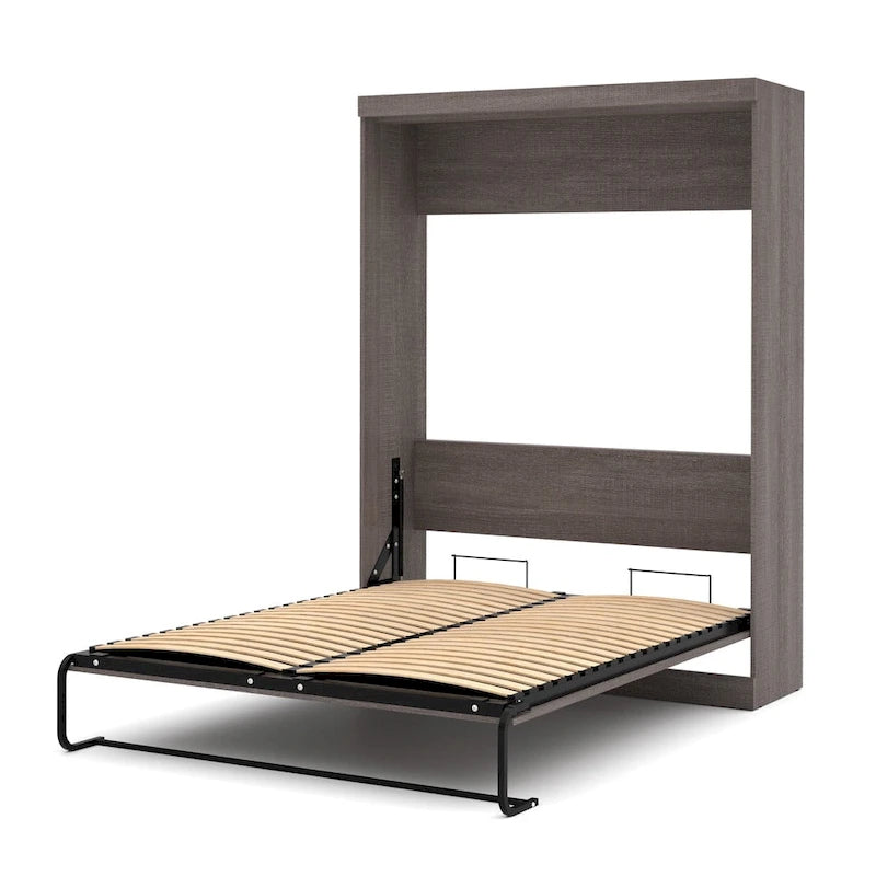 Letto a scomparsa Queen Murphy 65W con mobile, design pieghevole salvaspazio