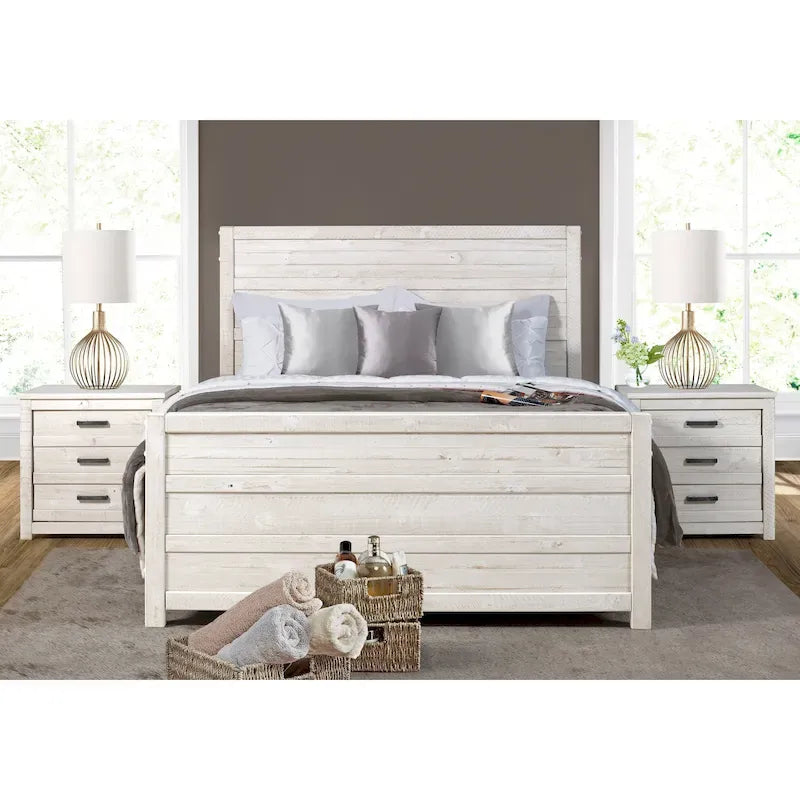 Struttura Letto King Size con Testiera Moderna Imbottita