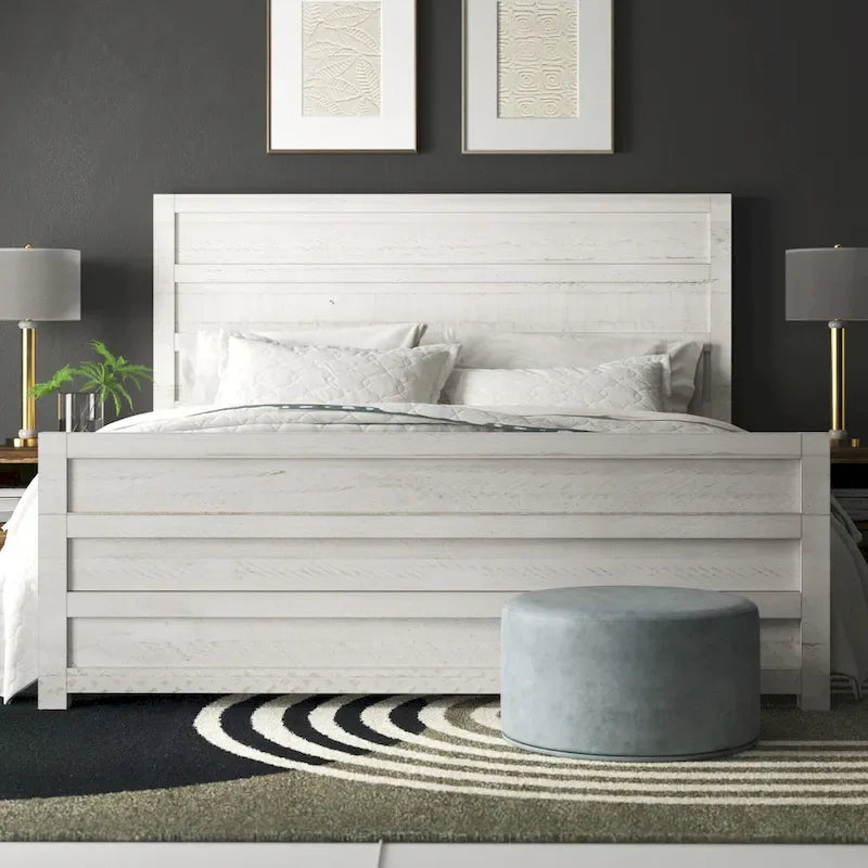 Struttura Letto King Size con Testiera Moderna Imbottita