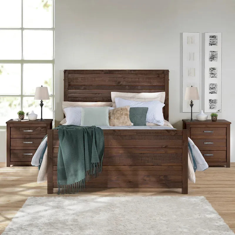 Struttura Letto King Size con Testiera Moderna Imbottita