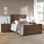 Struttura Letto King Size con Testiera Moderna Imbottita