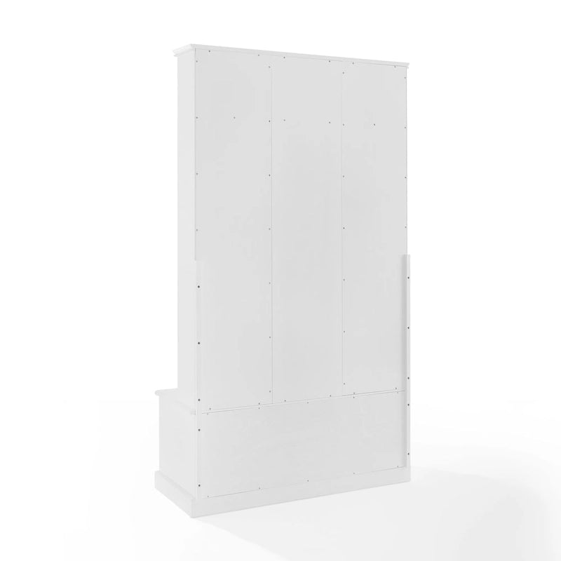 Panca appendiabiti da ingresso con ganci appendiabiti e contenitore, 42,5" L x 18" P x 74" H