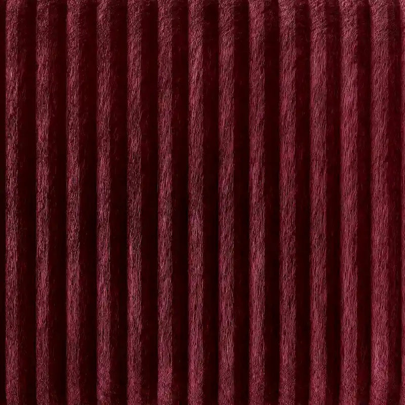 Poltrona in velluto a coste moderna e glamour